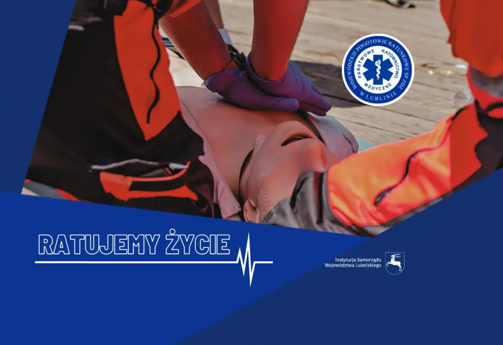 Zespół ratownictwa medycznego przy ambulansie